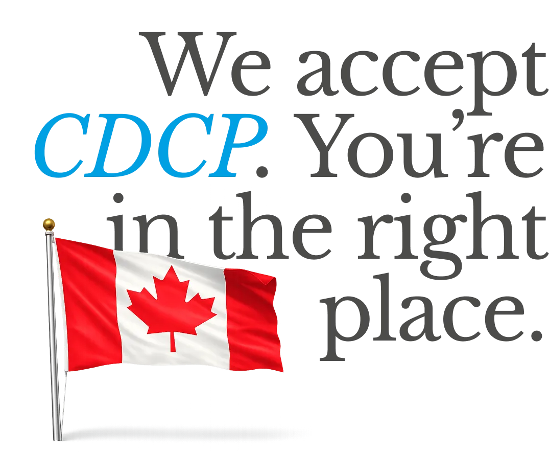 We accept CDCP — You're in the right place
