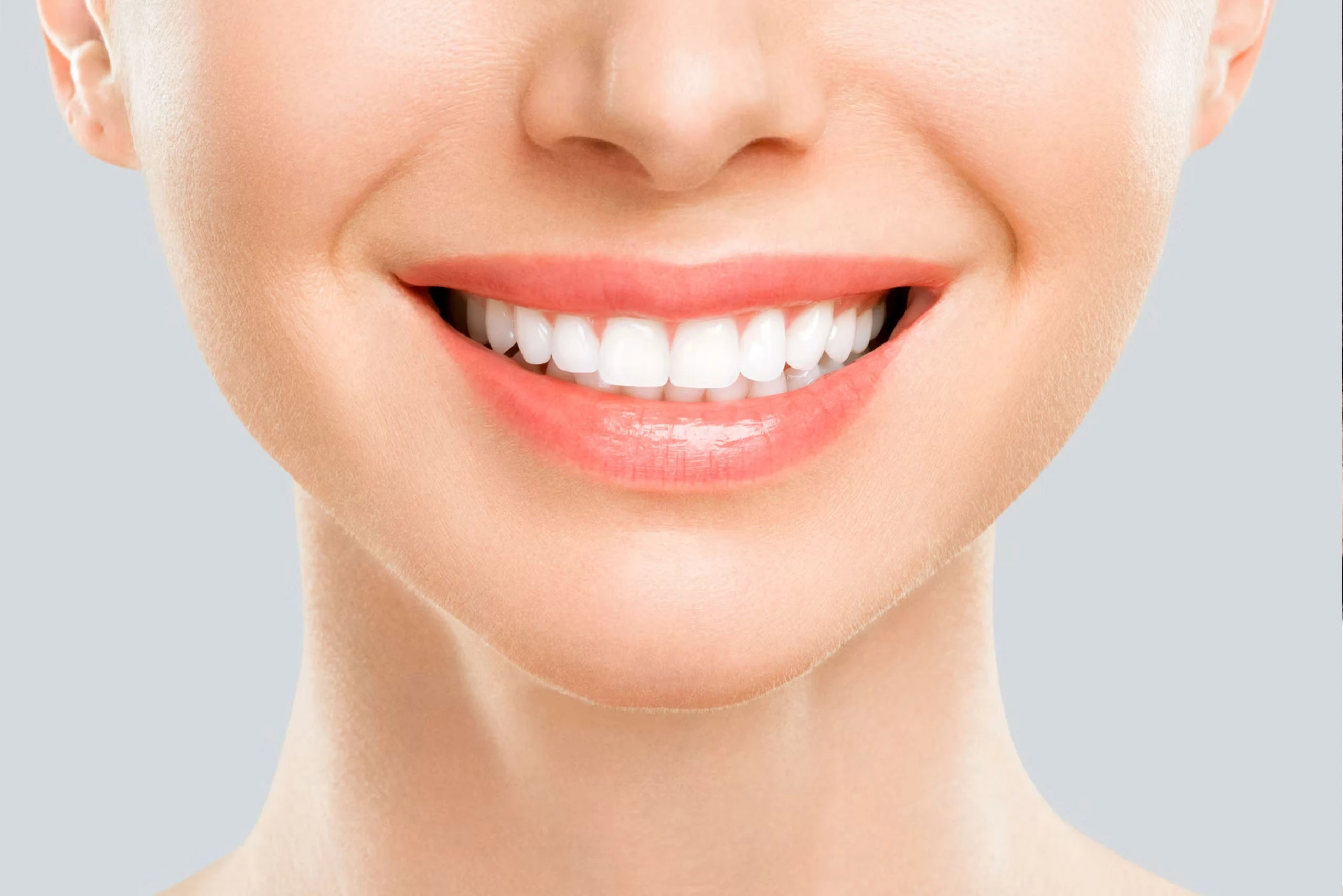 Woman smiling with bright white teeth
